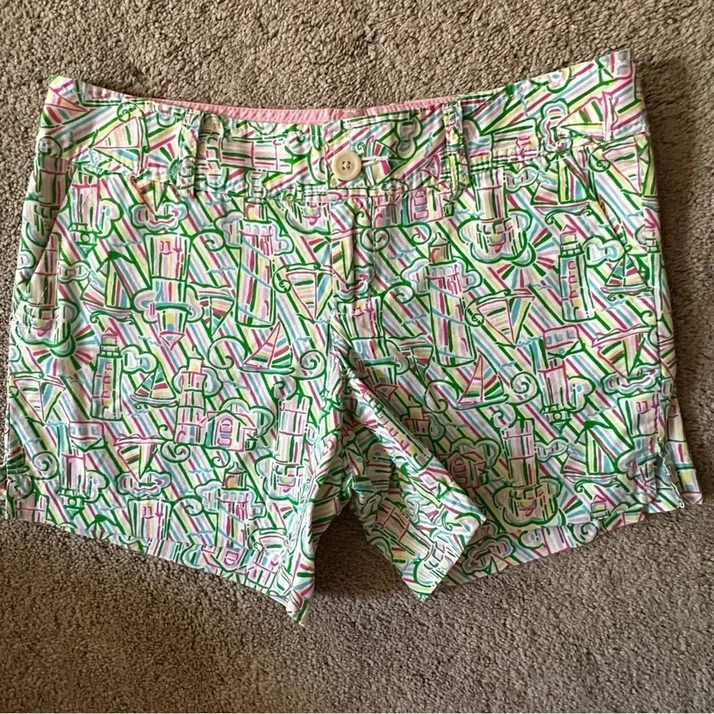 Lilly Pulitzer‎ Guiding Light Grace Shorts Size 2